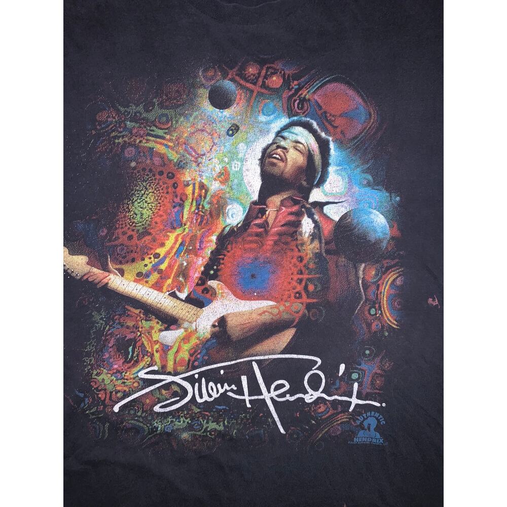 Jimi Hendrix Psychedelic Graphic T Shirt XL Authentic Hendrix